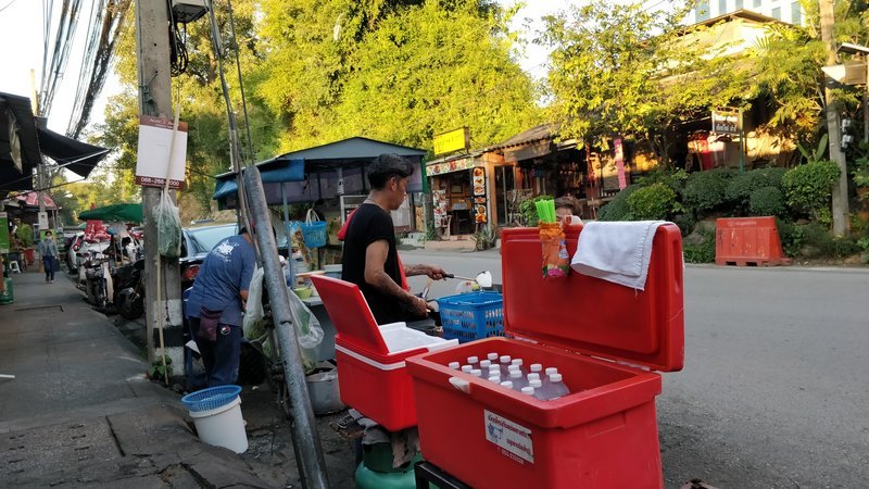 Street vendor serving up good food at amazing prices